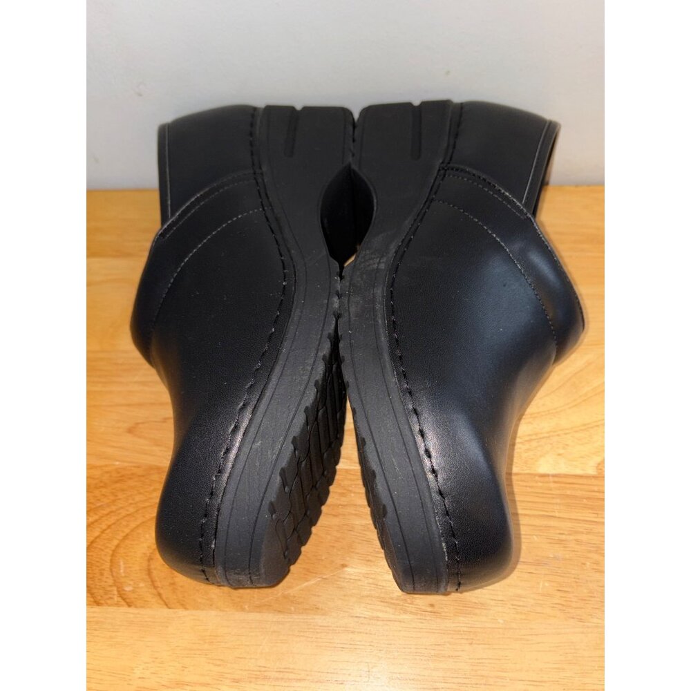 Easy Works Easy Street Women's Black Lead Work Shoes Clogs 9.5WW Slip Resistant - Picture 9 of 16